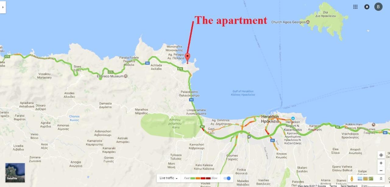 شقة Cretan Experiences Agia Pelagia Kythira المظهر الخارجي الصورة